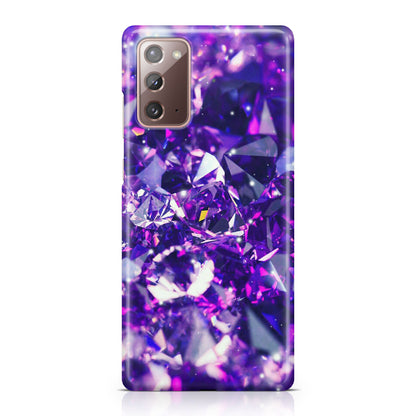 Purple Crystal Galaxy Note 20 Case