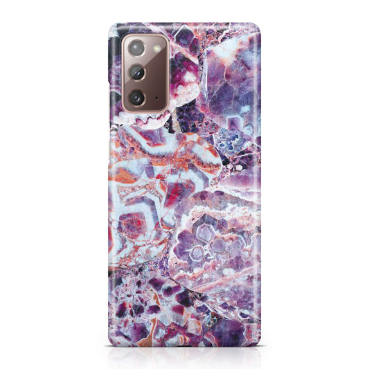 Purple Marble Galaxy Note 20 Case