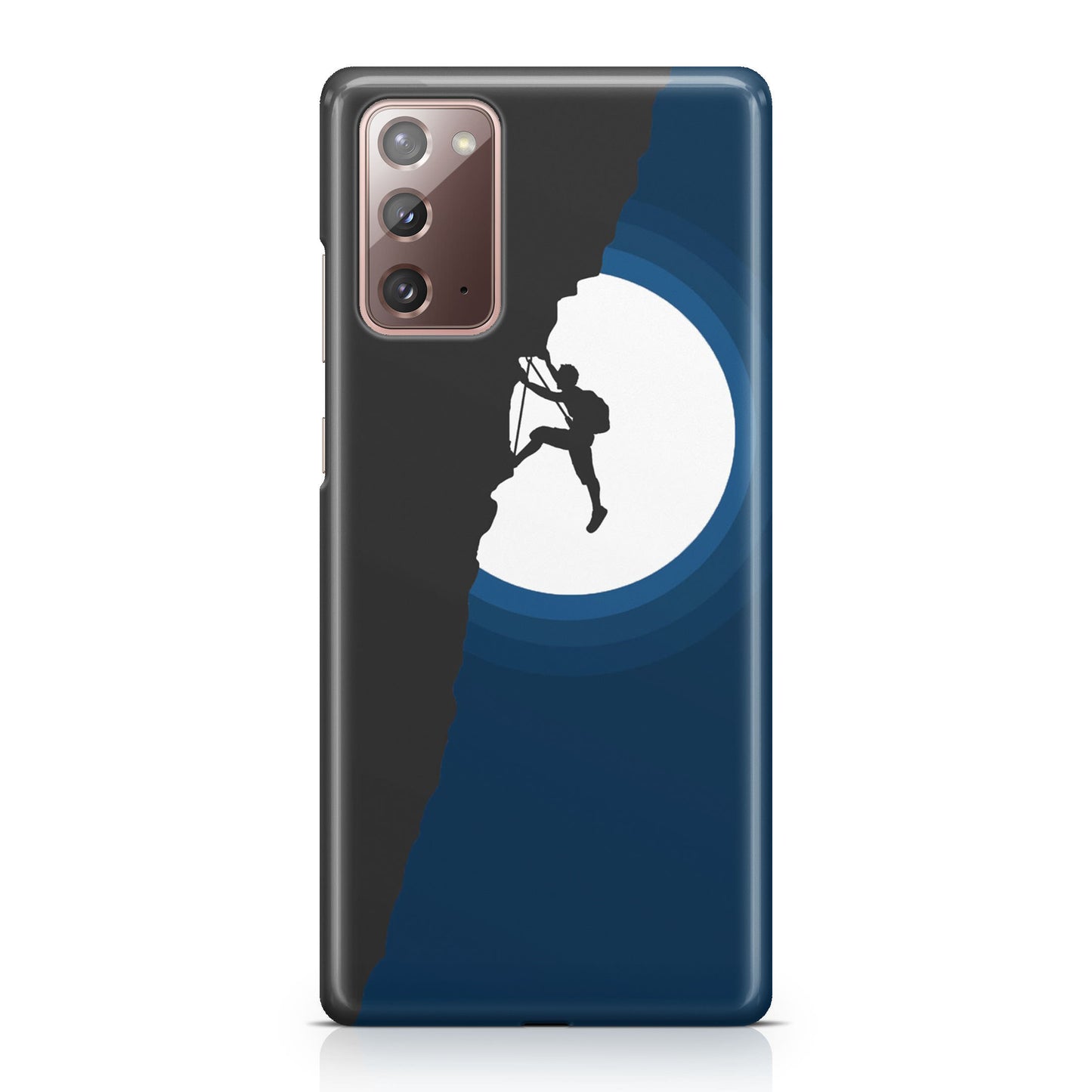 Silhouette of Climbers Galaxy Note 20 Case