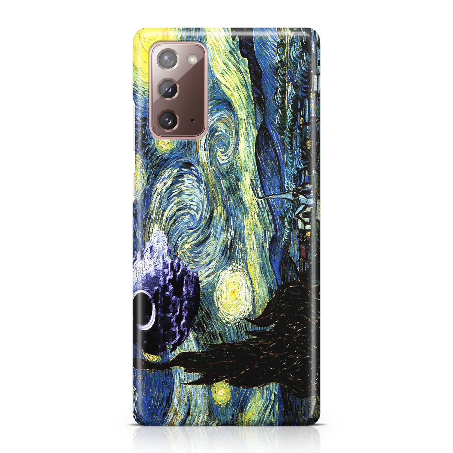 Skellington on a Starry Night Galaxy Note 20 Case