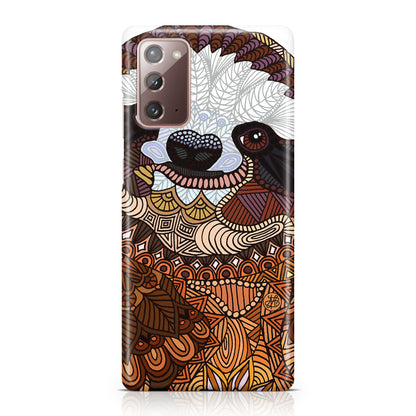 Sloth Ethnic Pattern Galaxy Note 20 Case