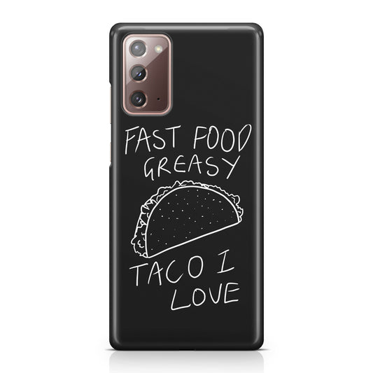 Taco Lover Galaxy Note 20 Case