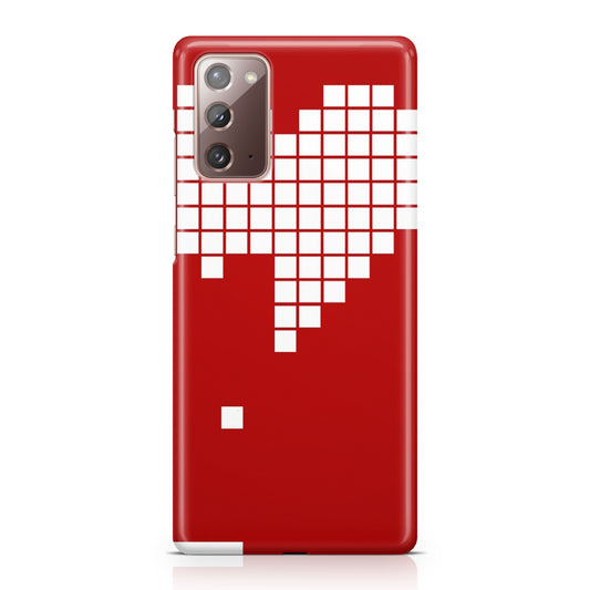 Tetris Heart Galaxy Note 20 Case