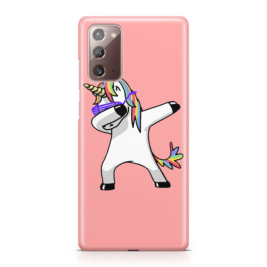 Unicorn Dabbing Pink Galaxy Note 20 Case