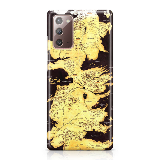 Westeros Map Galaxy Note 20 Case