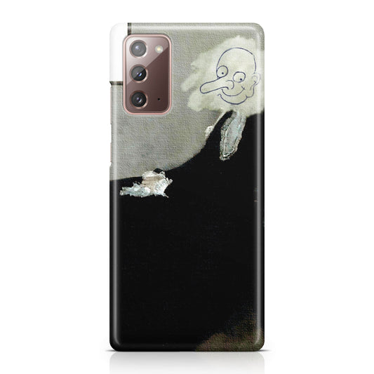 Whistler's Mother by Mr. Bean Galaxy Note 20 Case