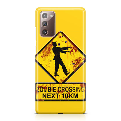 Zombie Crossing Sign Galaxy Note 20 Case