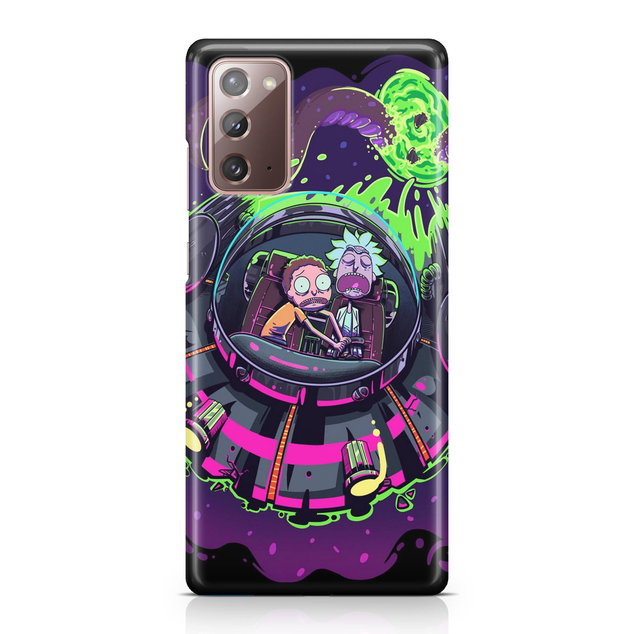 Rick And Morty Spaceship Galaxy Note 20 Case