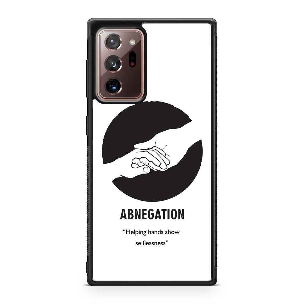 Abnegation Divergent Faction Galaxy Note 20 Ultra Case
