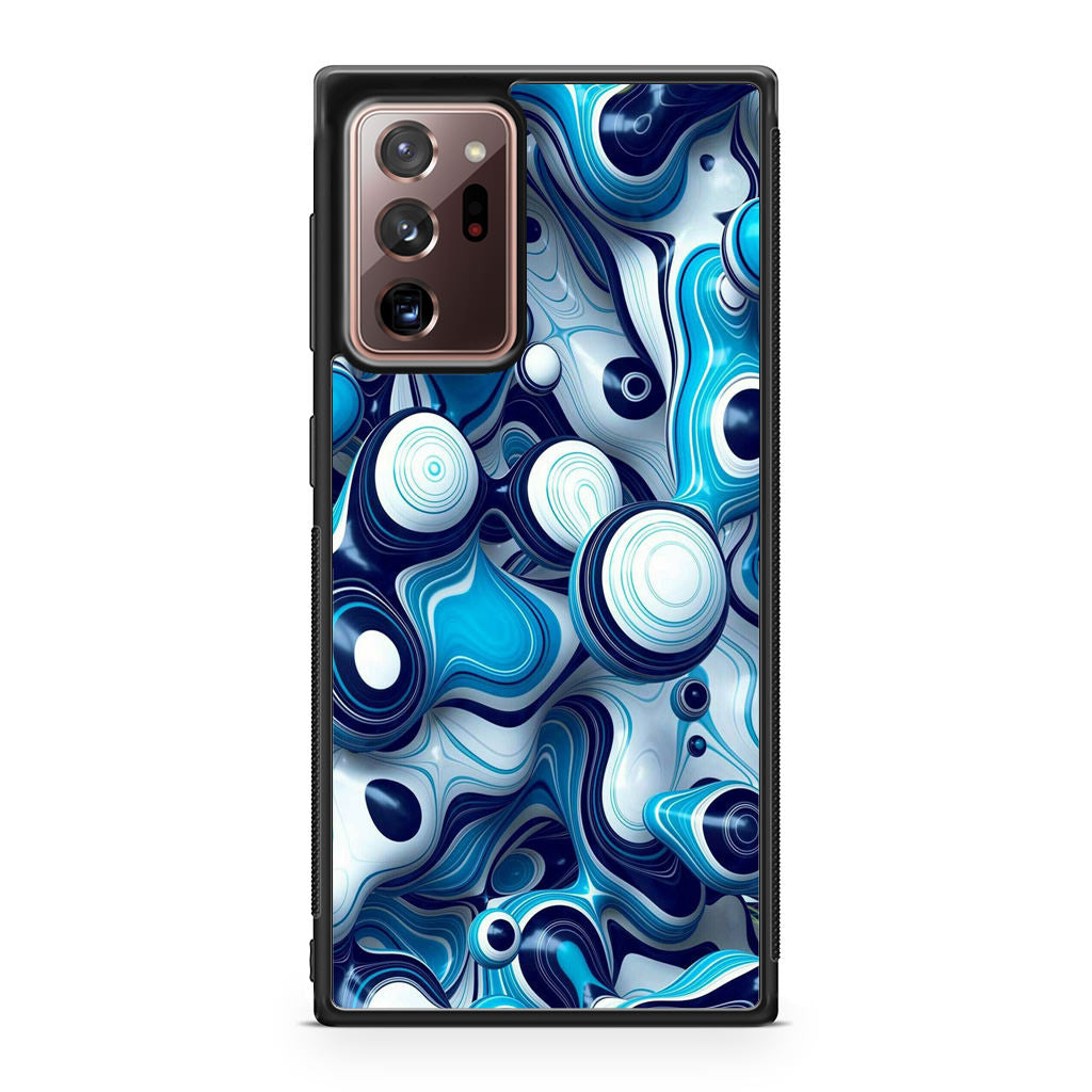 Abstract Art All Blue Galaxy Note 20 Ultra Case