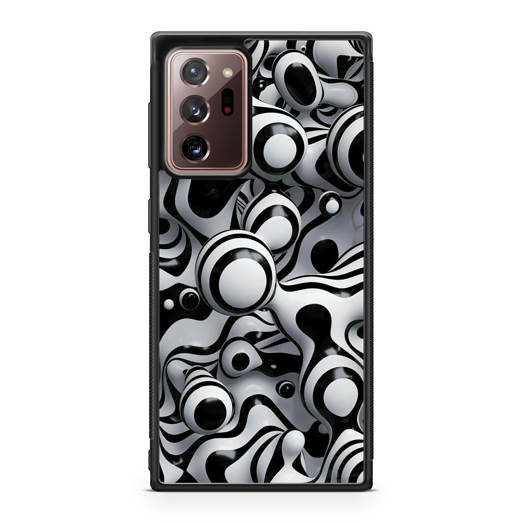 Abstract Art Black White Galaxy Note 20 Ultra Case