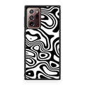 Abstract Black and White Background Galaxy Note 20 Ultra Case
