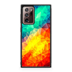 Abstract Multicolor Cubism Painting Galaxy Note 20 Ultra Case