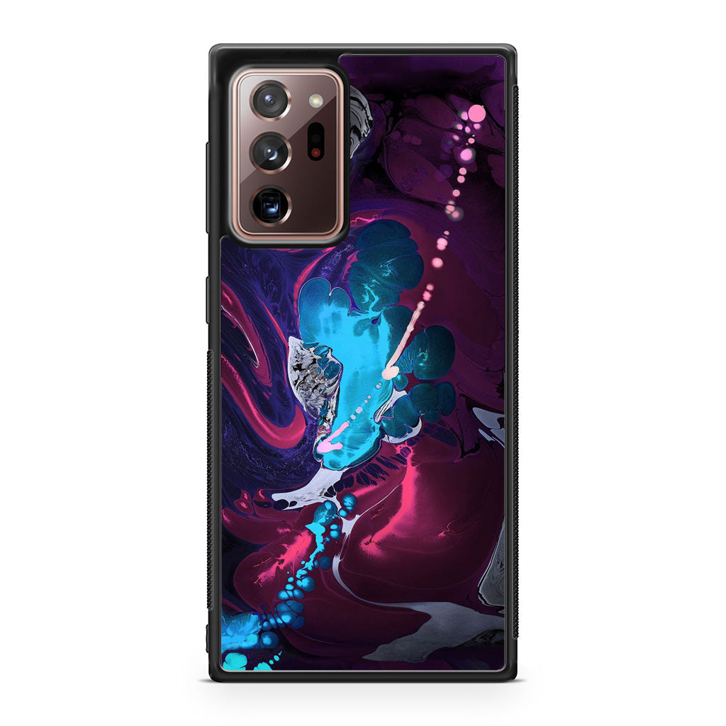Abstract Purple Blue Art Galaxy Note 20 Ultra Case