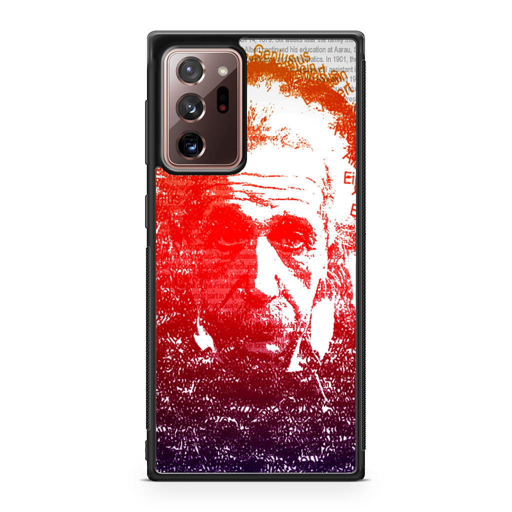 Albert Einstein Art Galaxy Note 20 Ultra Case