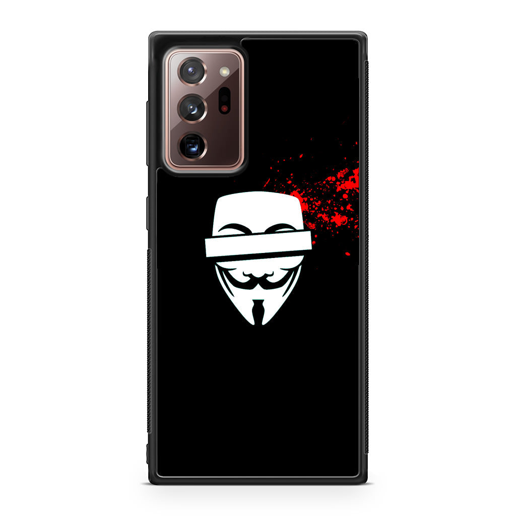 Anonymous Blood Splashes Galaxy Note 20 Ultra Case