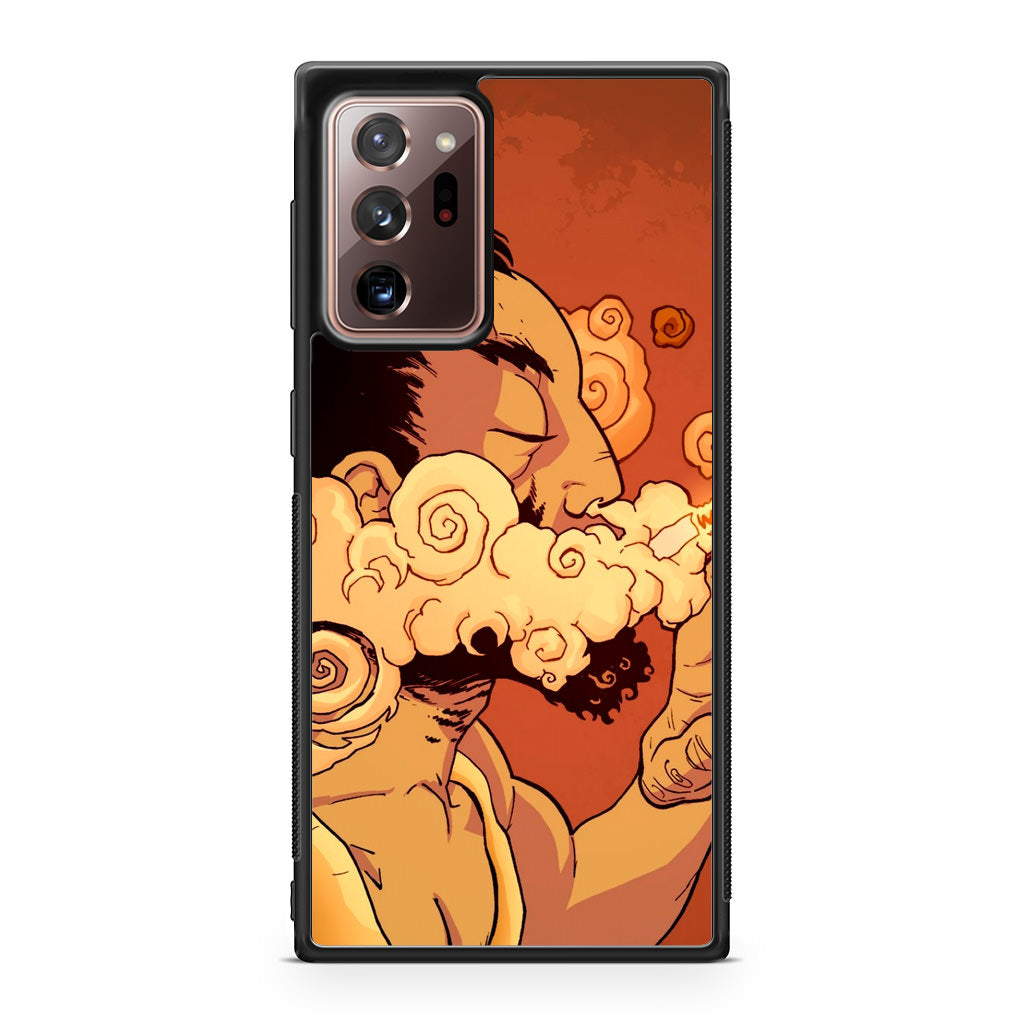 Artistic Psychedelic Smoke Galaxy Note 20 Ultra Case