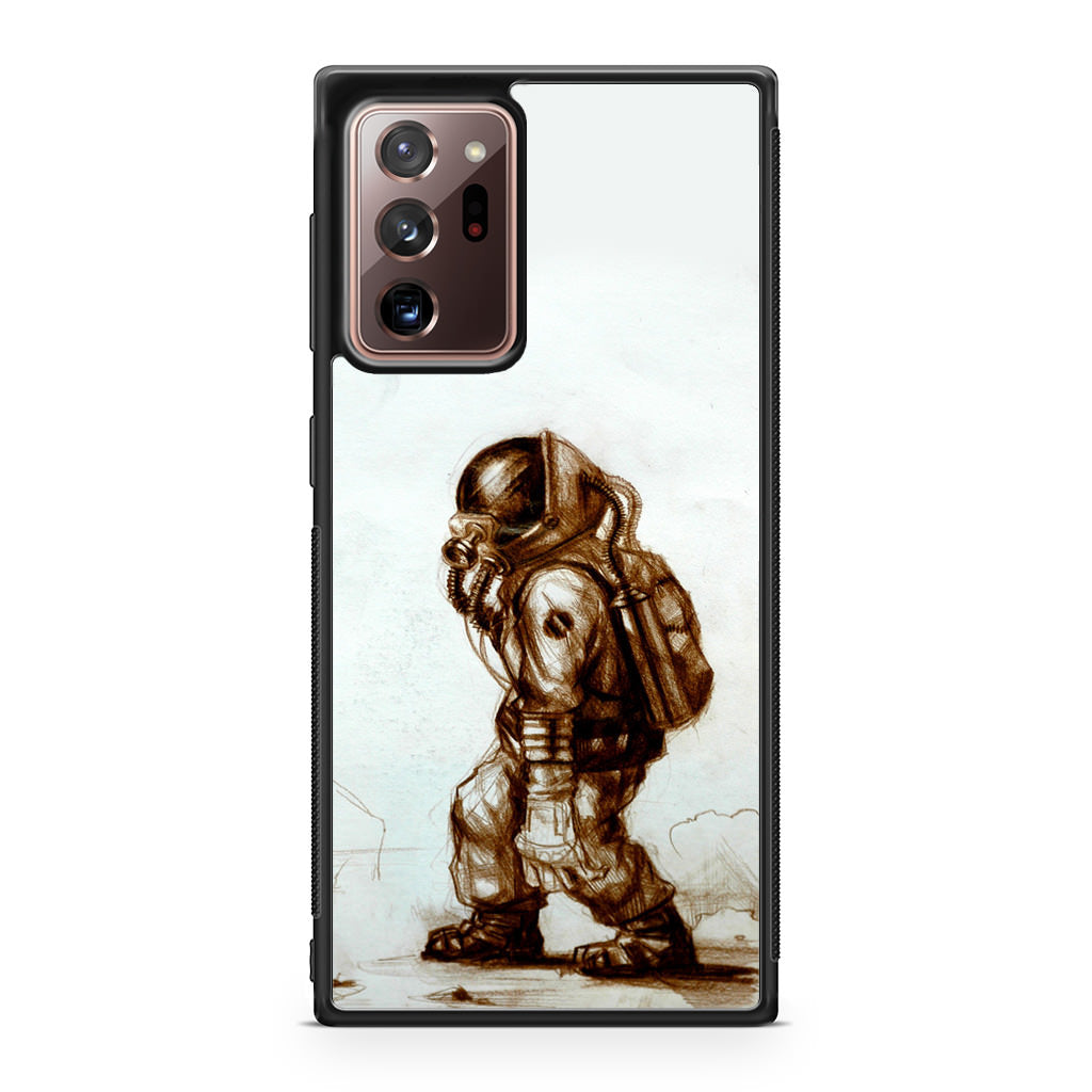 Astronaut Heavy Walk Galaxy Note 20 Ultra Case