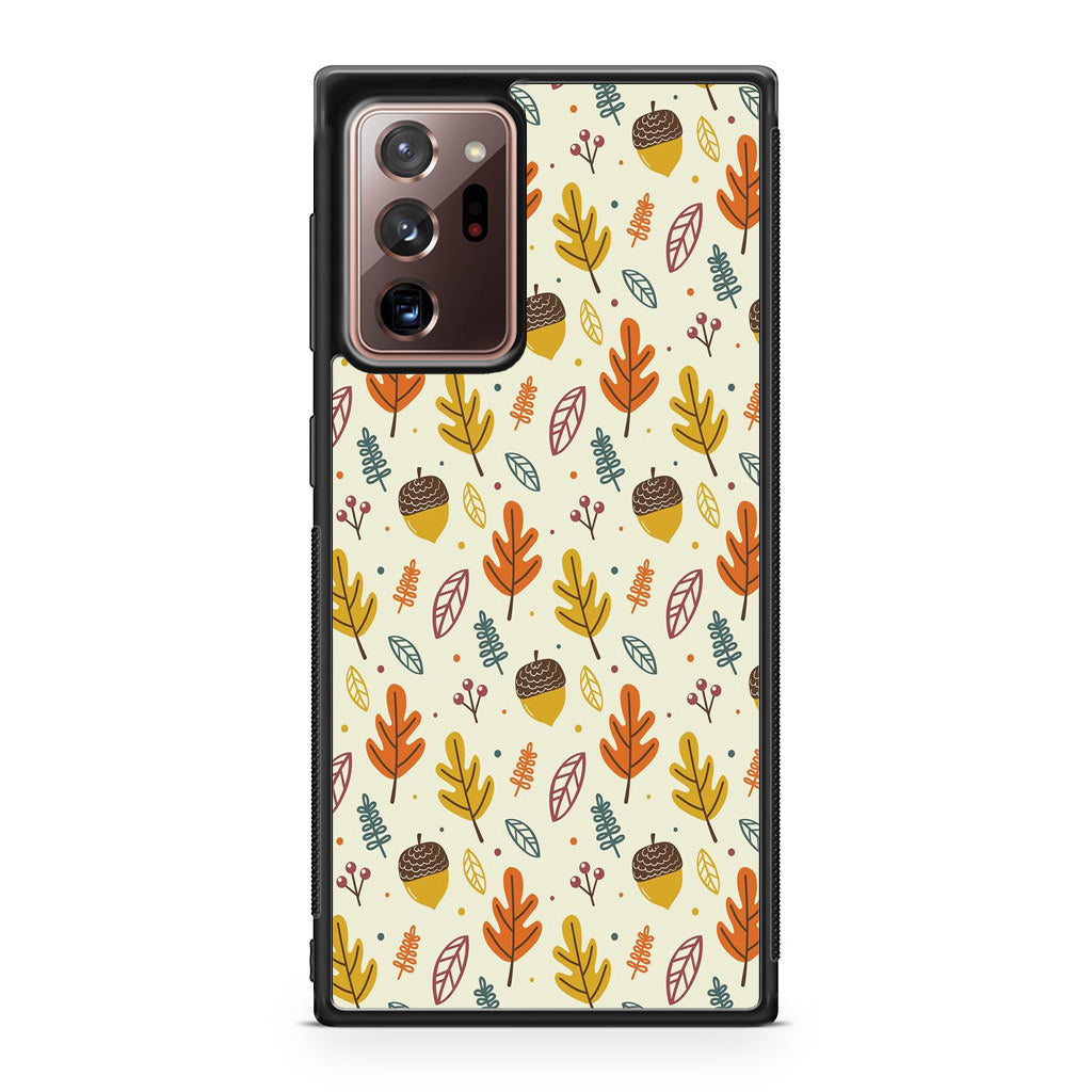 Autumn Things Pattern Galaxy Note 20 Ultra Case