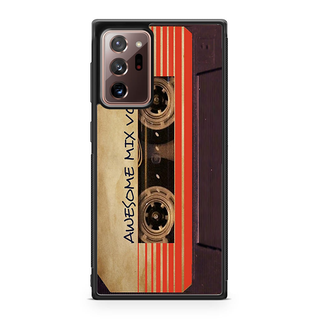 Awesome Mix Vol 1 Cassette Galaxy Note 20 Ultra Case