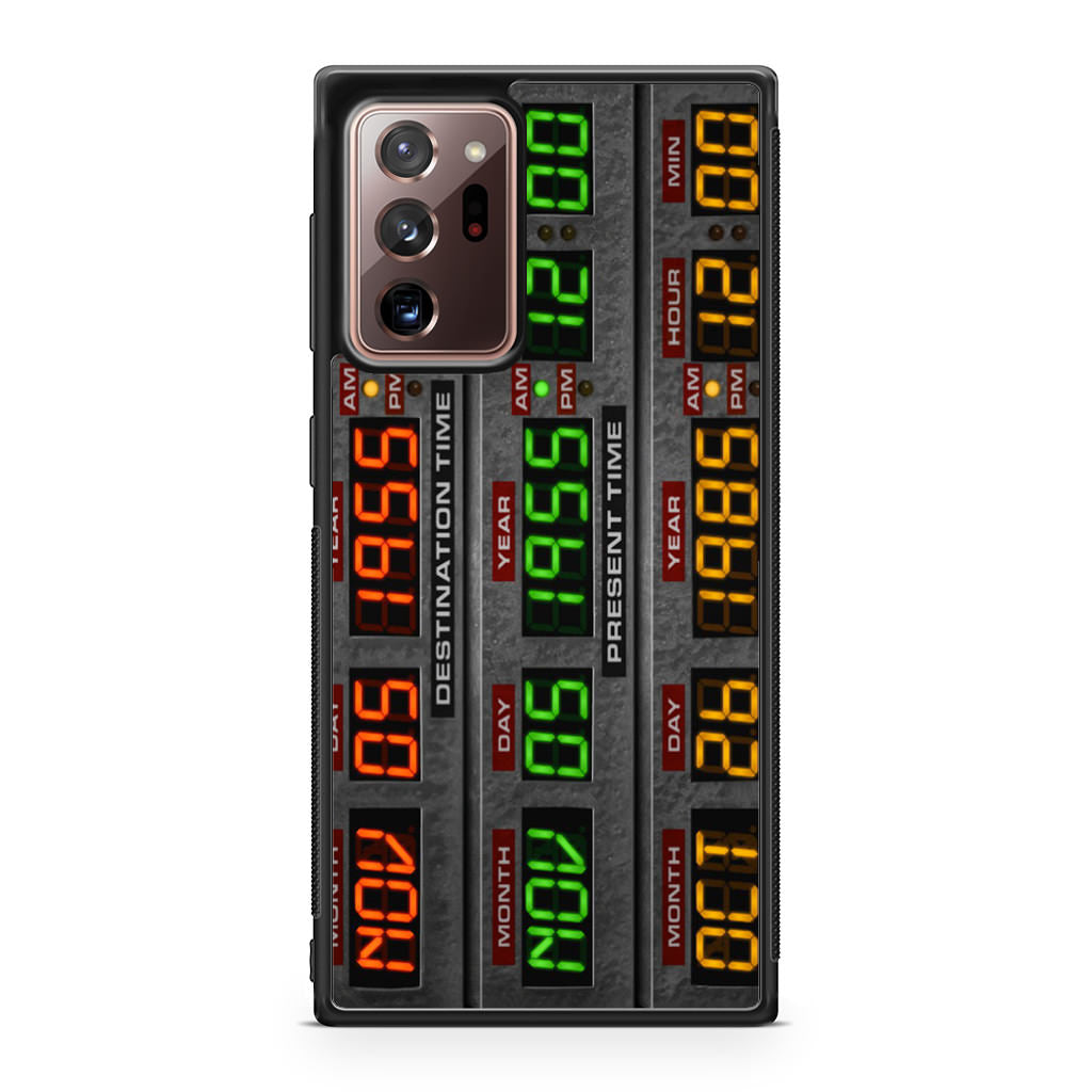 Back To The Future Time Circuits Galaxy Note 20 Ultra Case