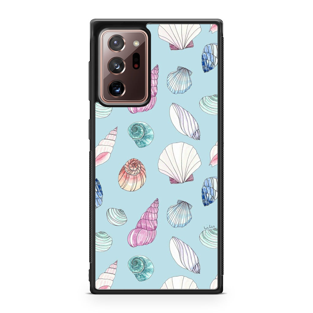 Beach Shells Pattern Galaxy Note 20 Ultra Case