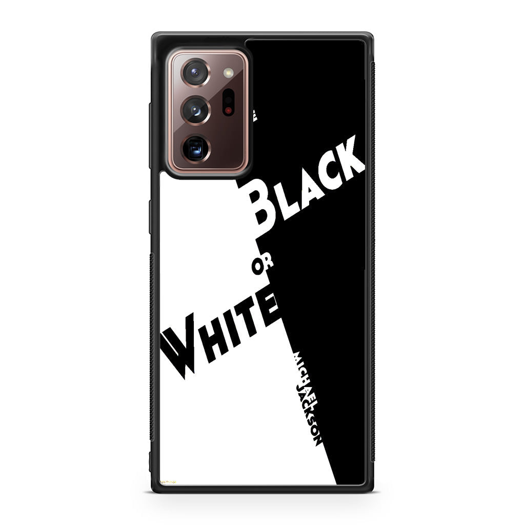 Black Or White Michael Jackson Galaxy Note 20 Ultra Case