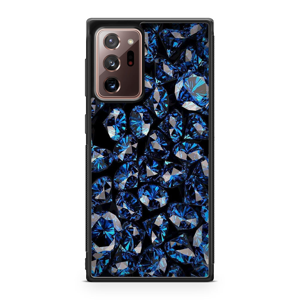 Blue Diamonds Pattern Galaxy Note 20 Ultra Case