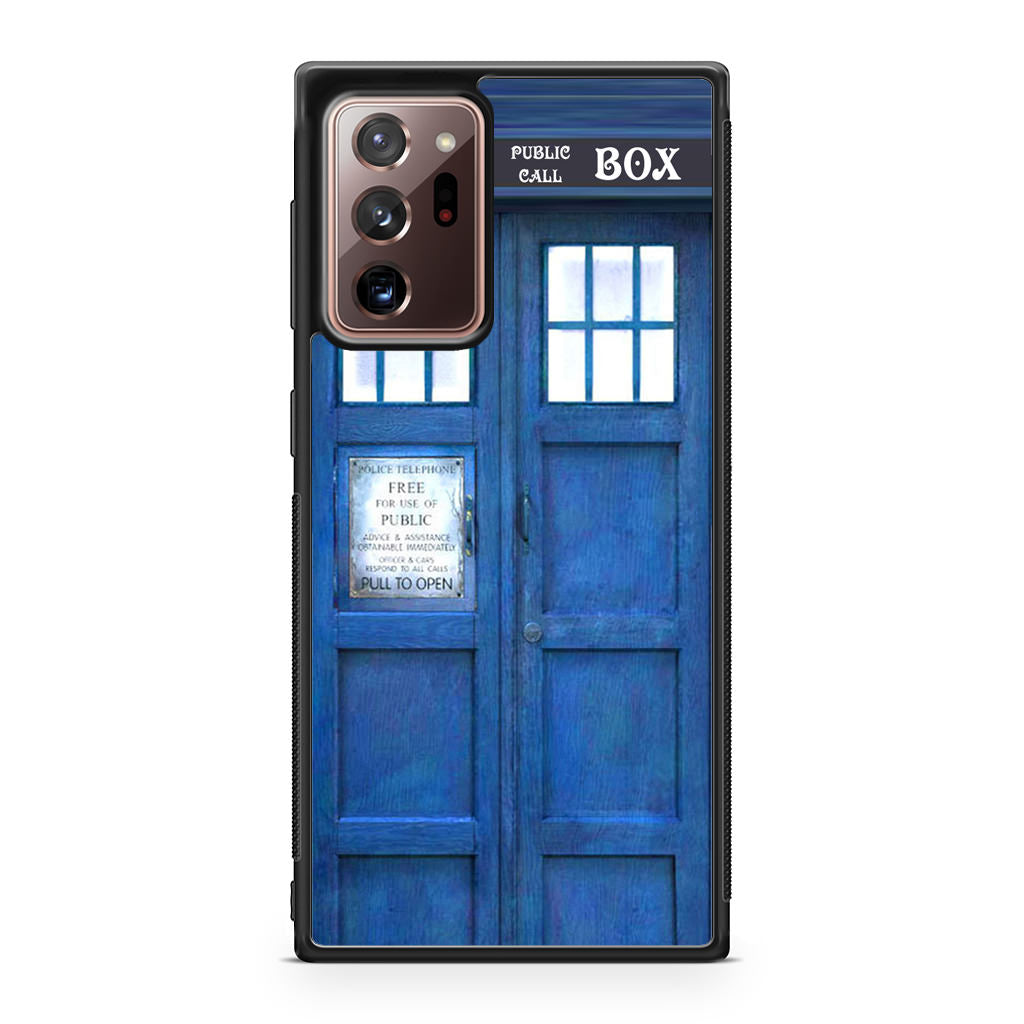 Blue Police Call Box Galaxy Note 20 Ultra Case