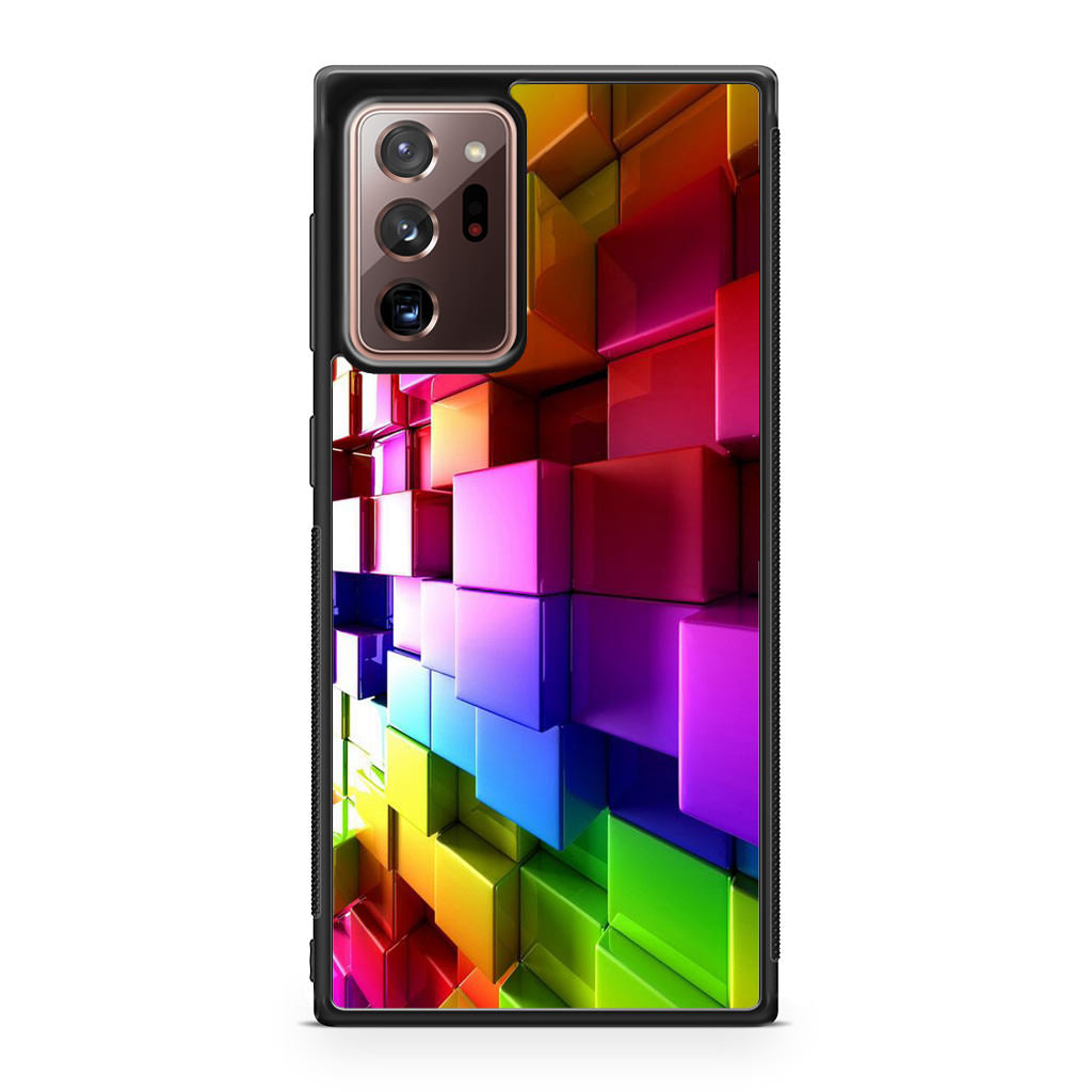 Colorful Cubes Galaxy Note 20 Ultra Case