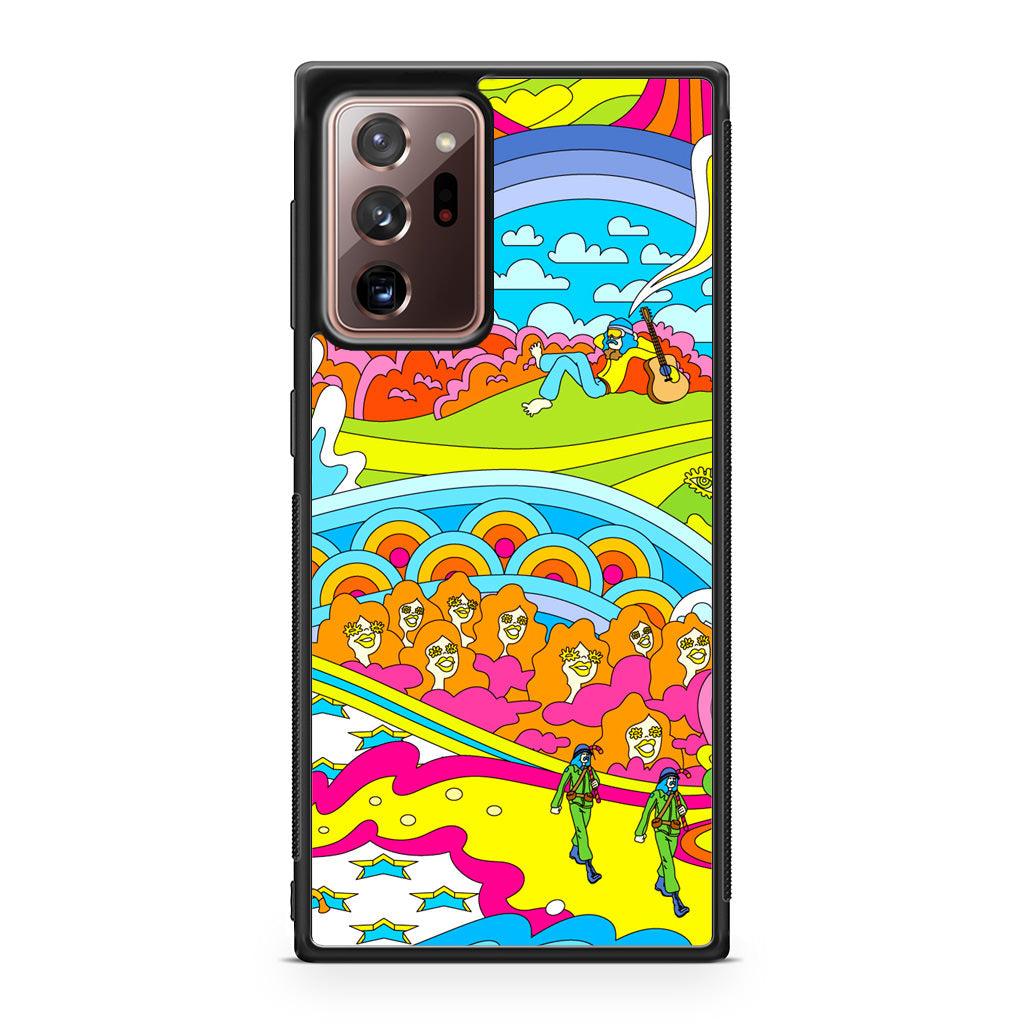 Colorful Doodle Galaxy Note 20 Ultra Case