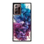 Colorful Dust Art on White Galaxy Note 20 Ultra Case