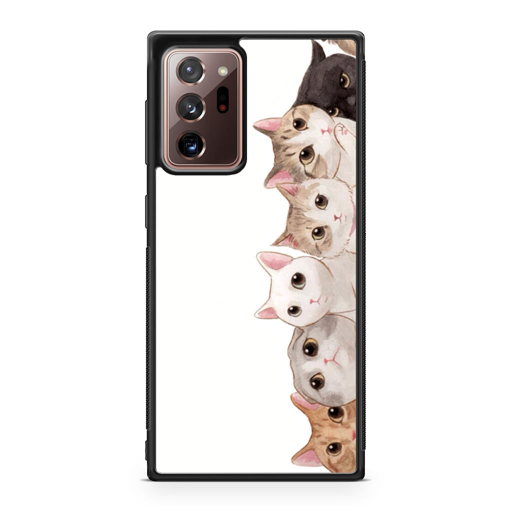 Cute Cats Vertical Galaxy Note 20 Ultra Case