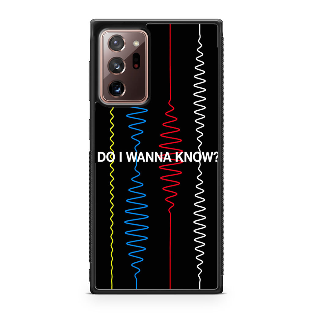 Do I Wanna Know Four Strings Galaxy Note 20 Ultra Case