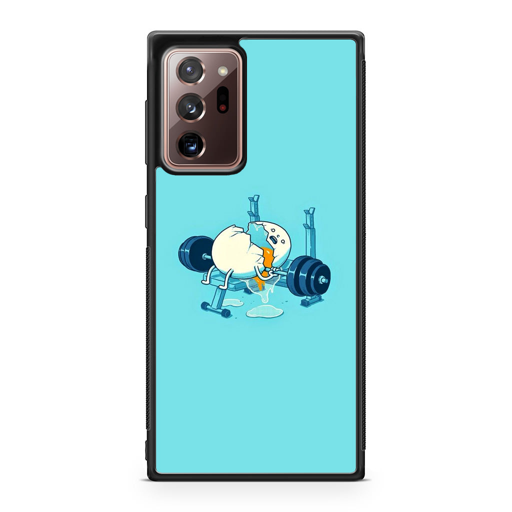 Egg Accident Workout Galaxy Note 20 Ultra Case