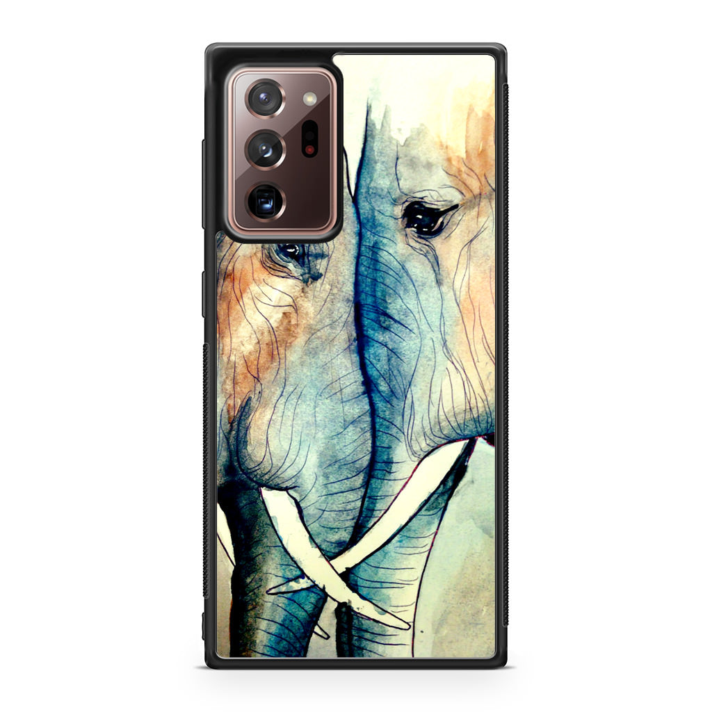 Elephants Sadness Galaxy Note 20 Ultra Case