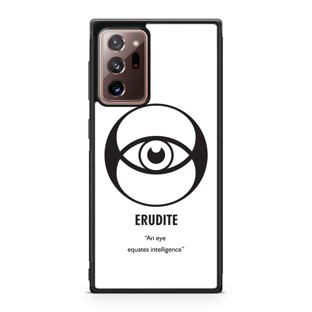 Erudite Divergent Faction Galaxy Note 20 Ultra Case