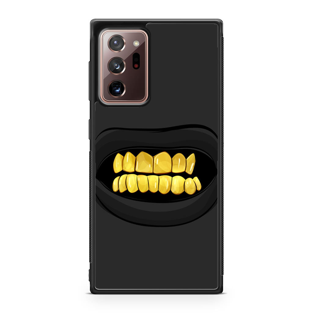 Gold Grillz Galaxy Note 20 Ultra Case