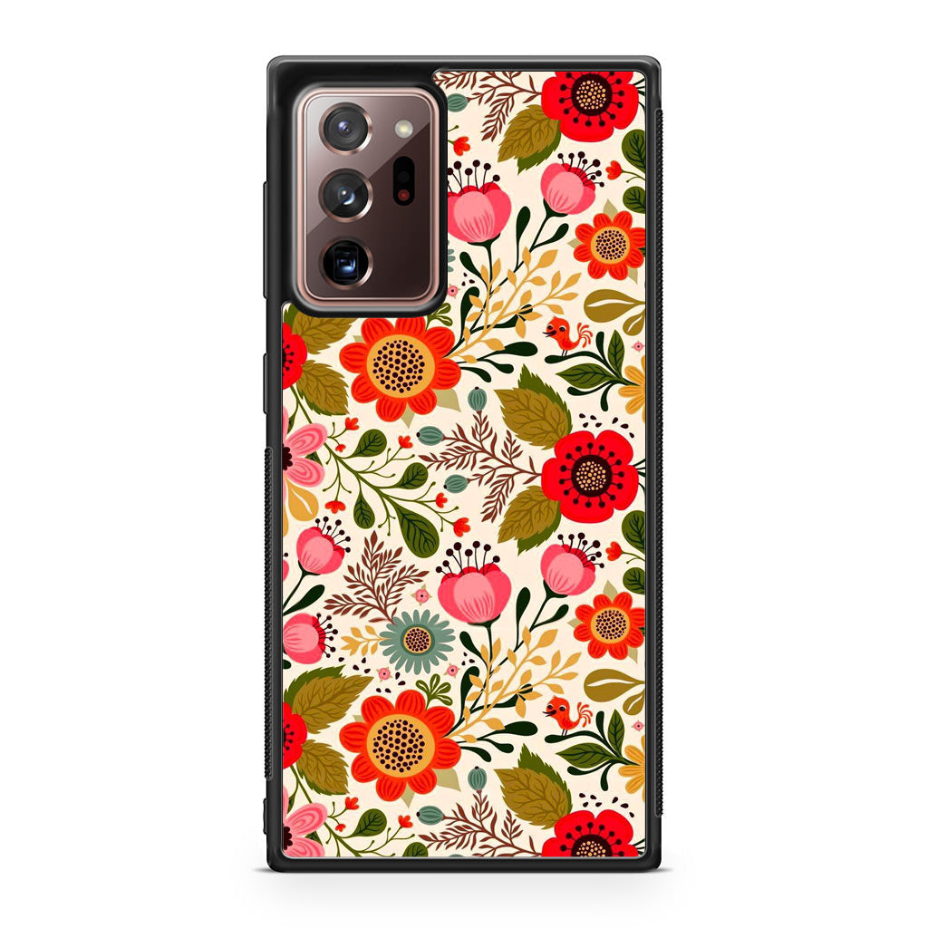 Hello Spring Pattern Galaxy Note 20 Ultra Case