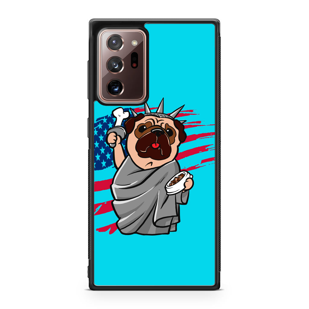 Independence Day Pug Galaxy Note 20 Ultra Case