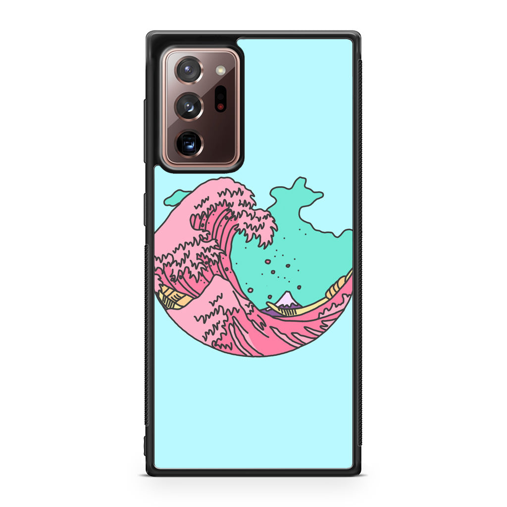 Japanese Pastel Wave Galaxy Note 20 Ultra Case