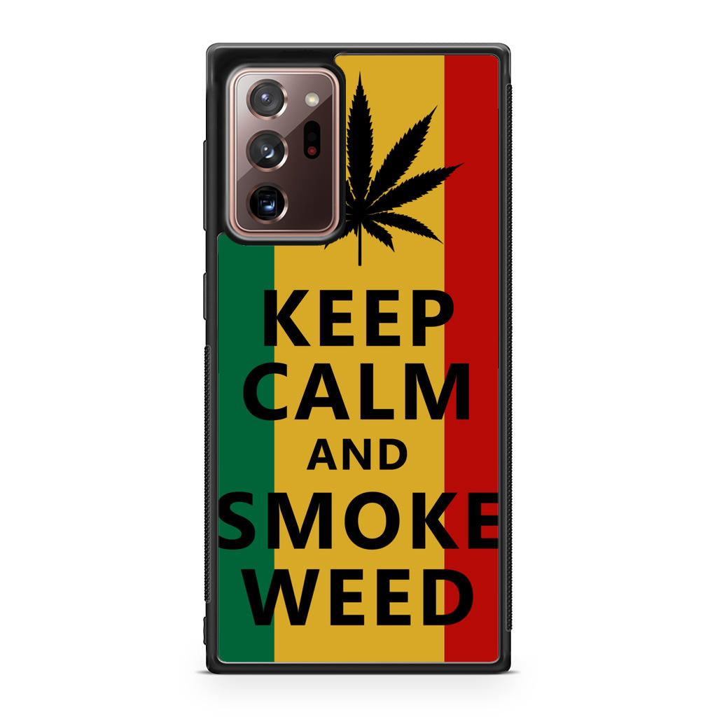 Keep Calm And Smoke Weed Galaxy Note 20 Ultra Case