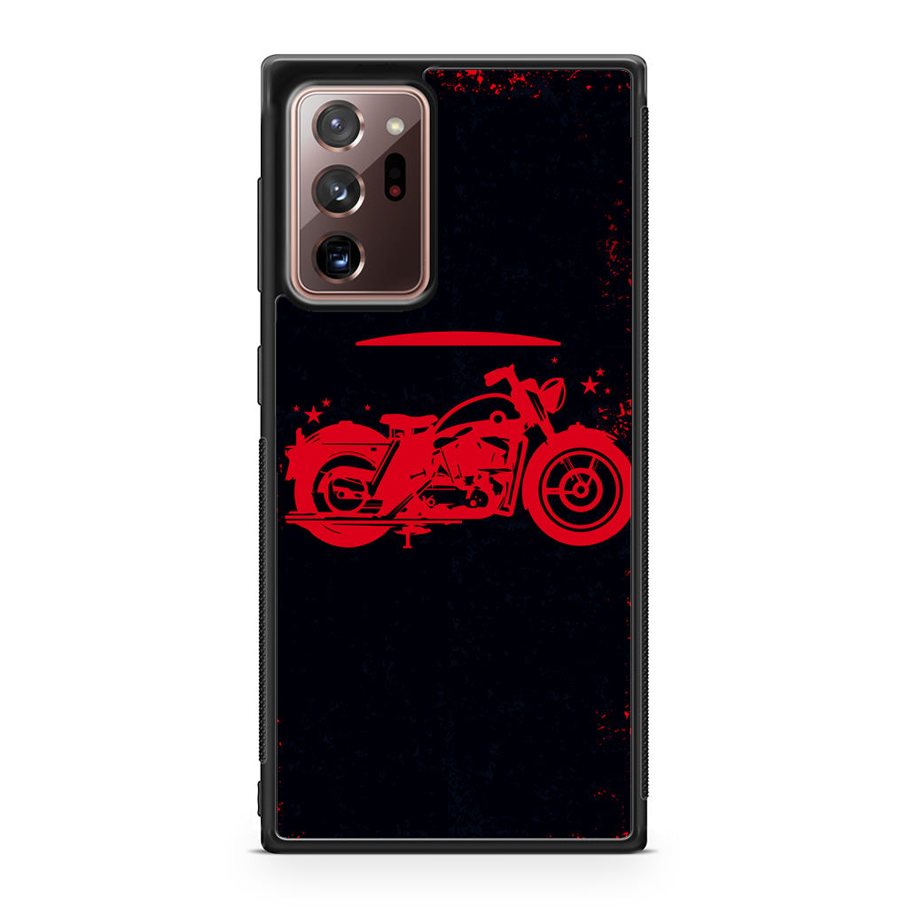 Motorcycle Red Art Galaxy Note 20 Ultra Case