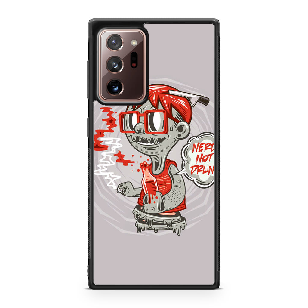 Nerd Not Drunk Zombie Galaxy Note 20 Ultra Case