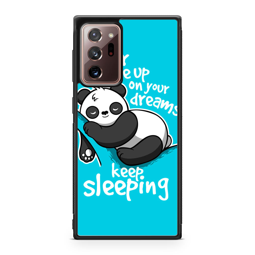 Panda Keep Sleeping Galaxy Note 20 Ultra Case