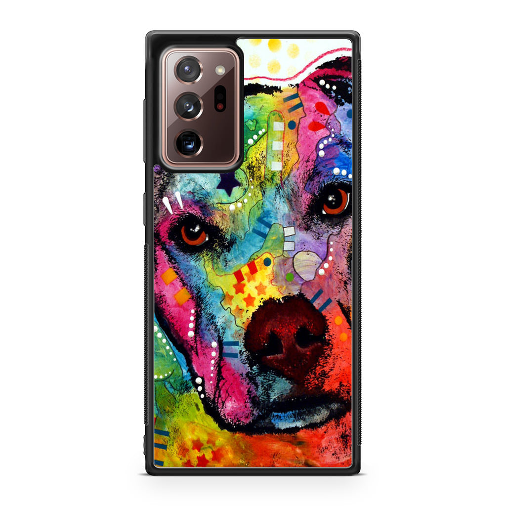 Pitbull Love Painting Galaxy Note 20 Ultra Case