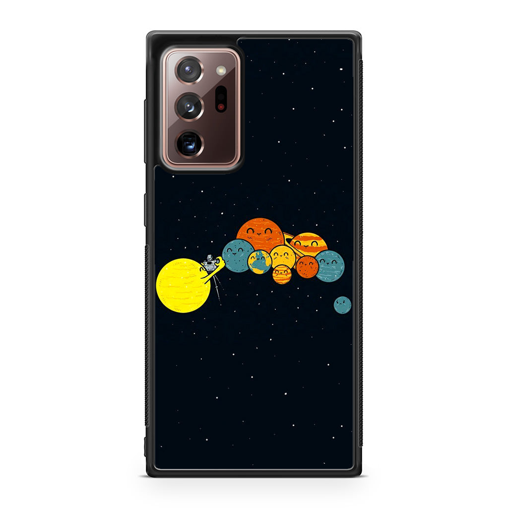 Planet Cute Illustration Galaxy Note 20 Ultra Case