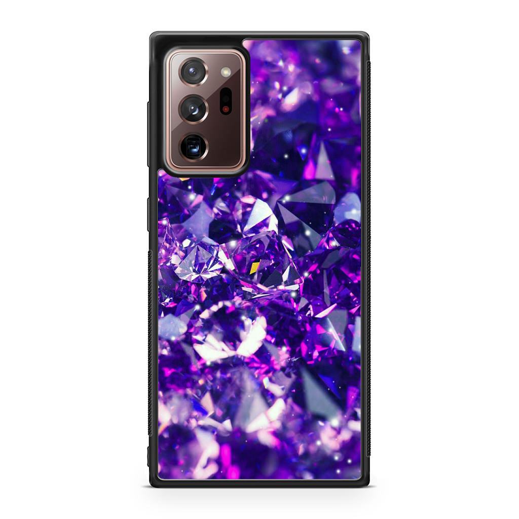 Purple Crystal Galaxy Note 20 Ultra Case