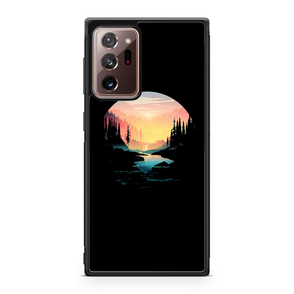River Path at Dusk Galaxy Note 20 Ultra Case