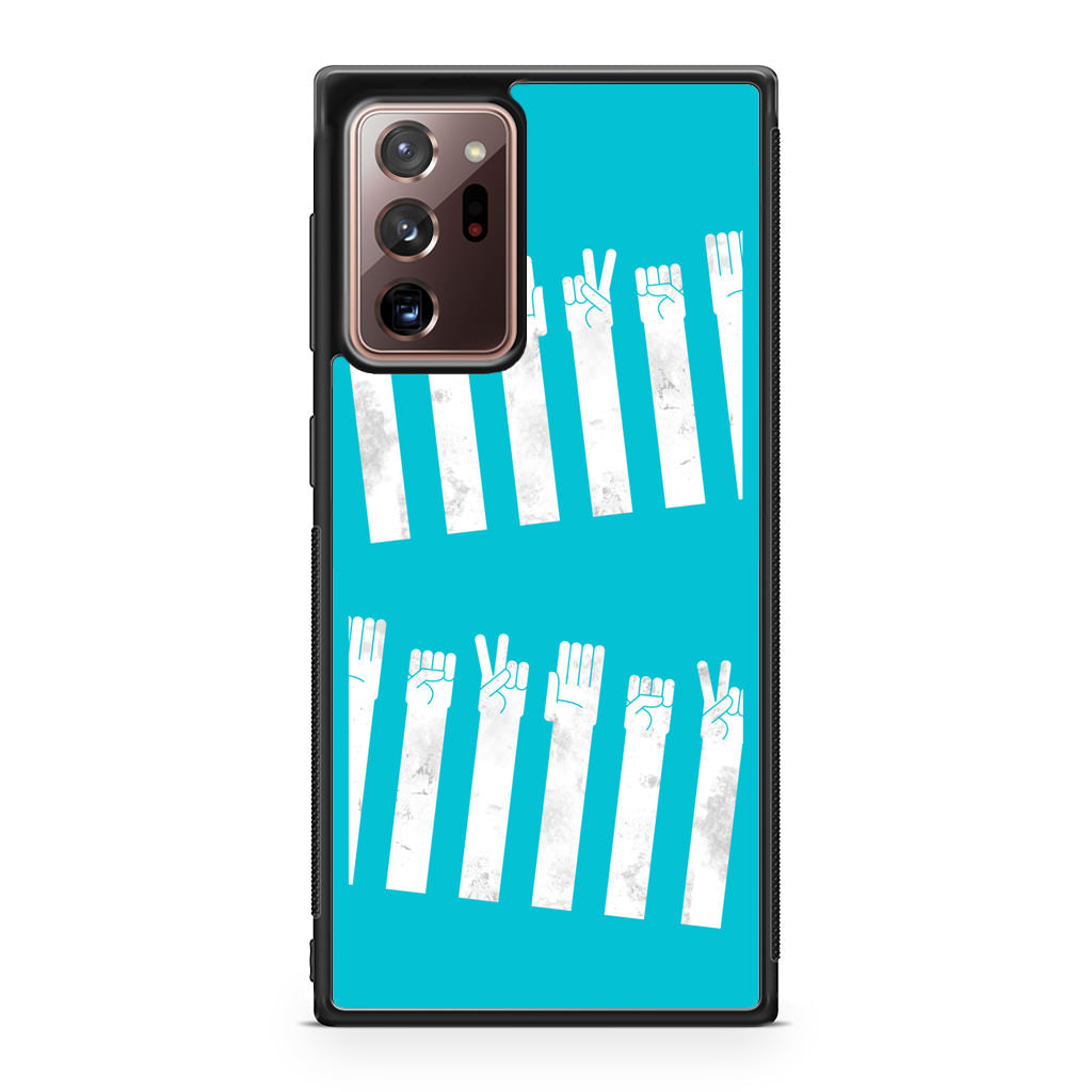 Rock Paper Scissors Zebra Crossing Galaxy Note 20 Ultra Case